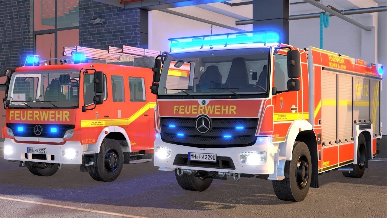 Emergency call 112 &ndash; the fire fighting simulation 2 - Germany Volunteer Firefighters on Duty!