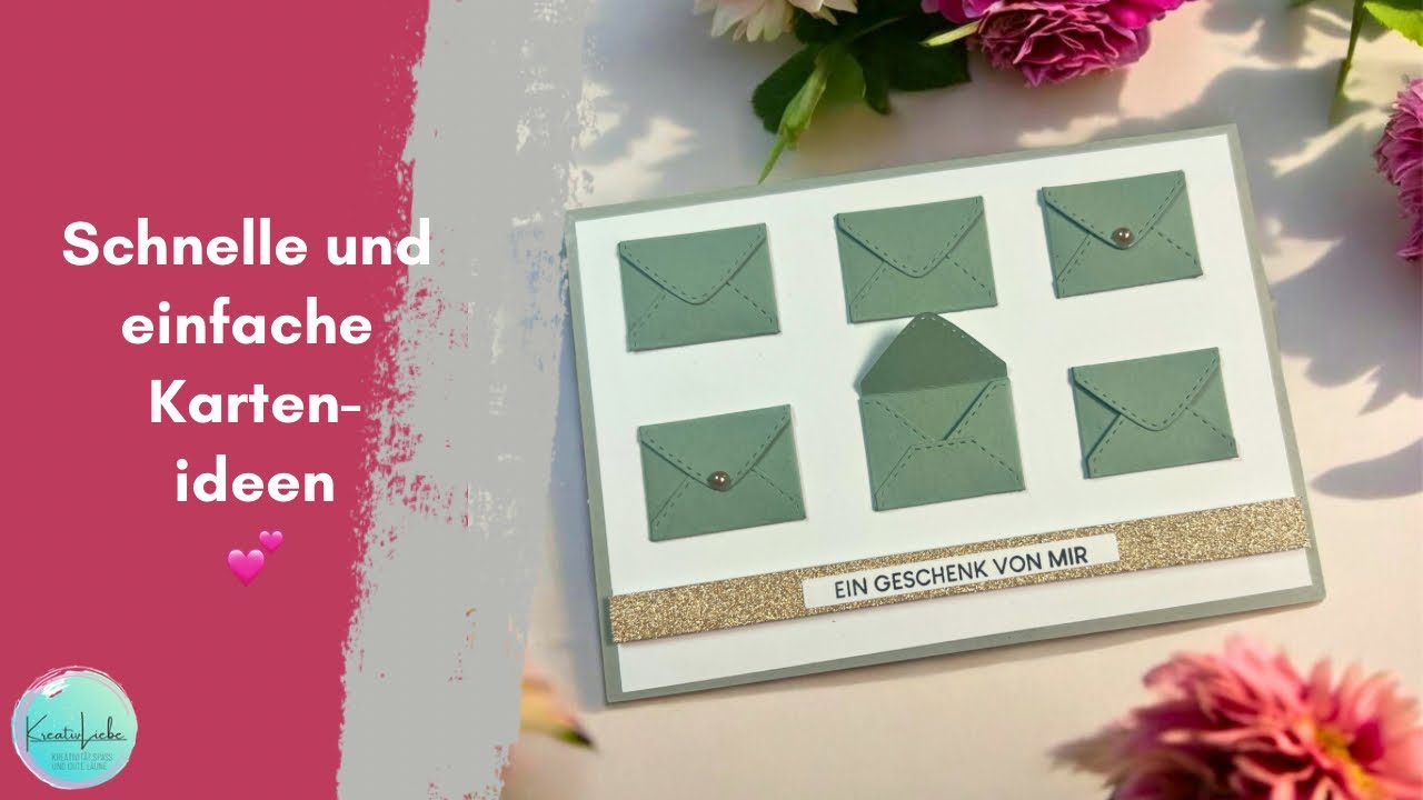 🌷 Schnelle & einfache Kartenideen 💕 | DIY Geburtstagskarte in wenigen Minuten🌷 Part 8🌷