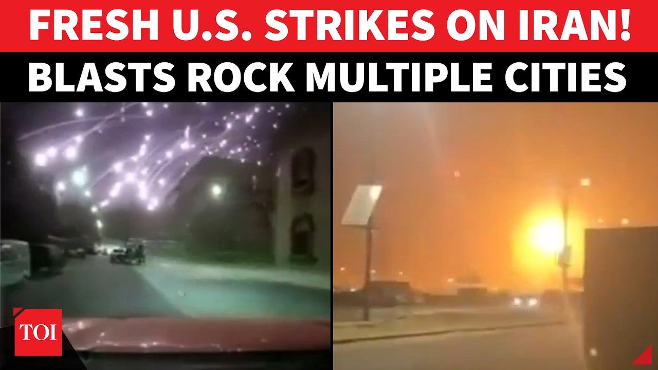 BOOM! Trump Unleashes Fresh Strikes In Iran; Explosions Rock Bandar Abbas, Qeshm Island & Chabahar