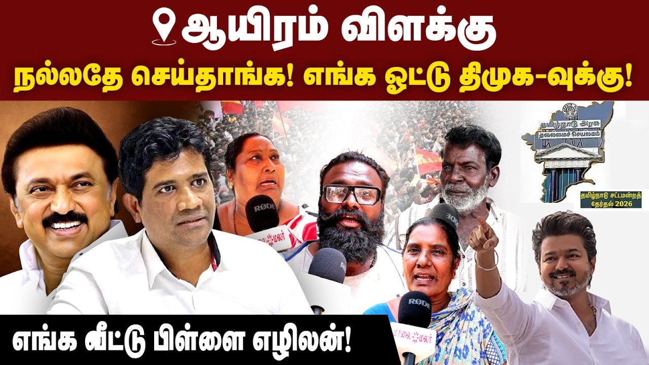 Easy win for DMK! திமுக தான் மீண்டும் ஆளுங்கட்சி... Thousand Lights 2026 | Maalaimalar