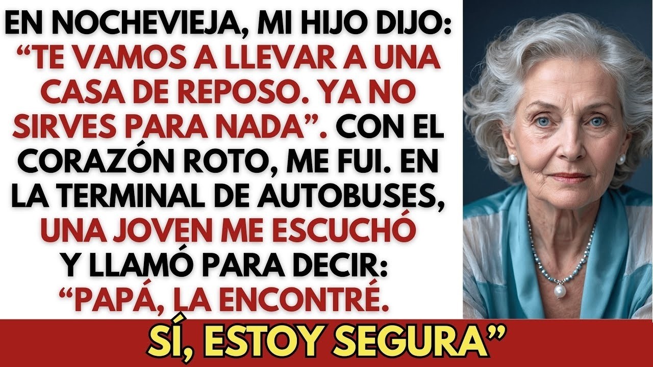 En Nochevieja Mi Hijo Dijo: “Te Llevaremos A Una Casa De Reposo”. Sonreí Y Cancelé Todo Más