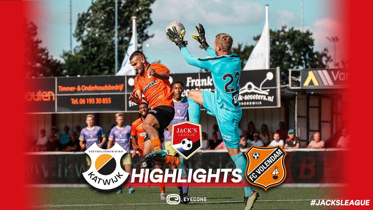 DOELPUNTENREGEN IN KATWIJK 🌧️⚽ | VV Katwijk vs Jong Volendam| Jack's League 22/23 | Samenvatting