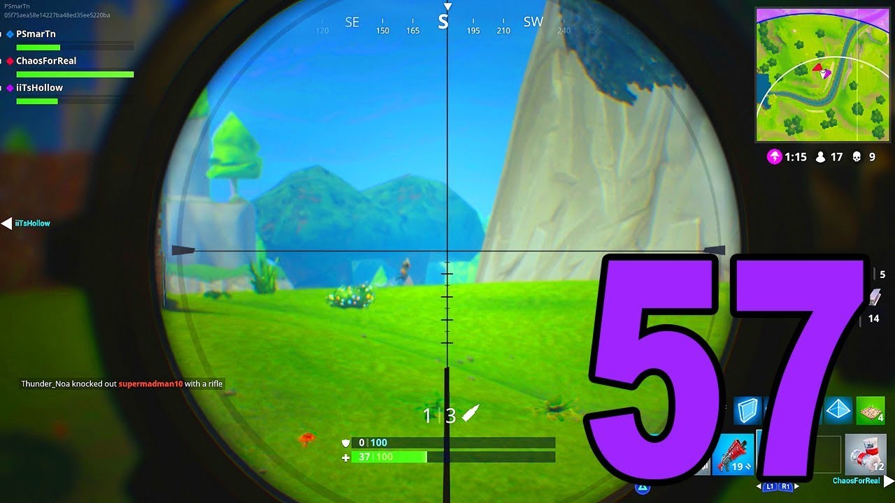 I CAN'T MISS A SNIPE! - Fortnite Battle Royale (Part 57)