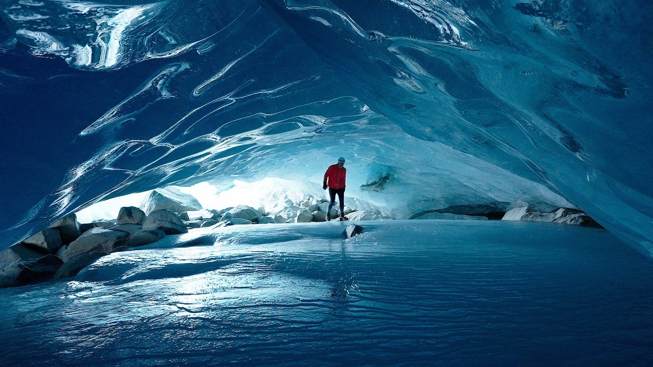 Grotte di ghiaccio del Morteratsch (Svizzera): i momenti pi&ugrave; belli in 3 minuti