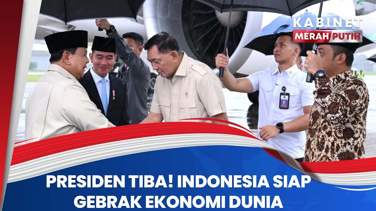 MISI SELESAI! Presiden Prabowo Tiba di Indonesia, Langsung Disambut Gibran & Petinggi TNI-Polri!
