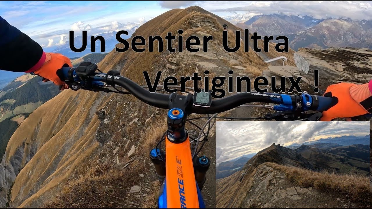 Sentier VTT vertigineux 