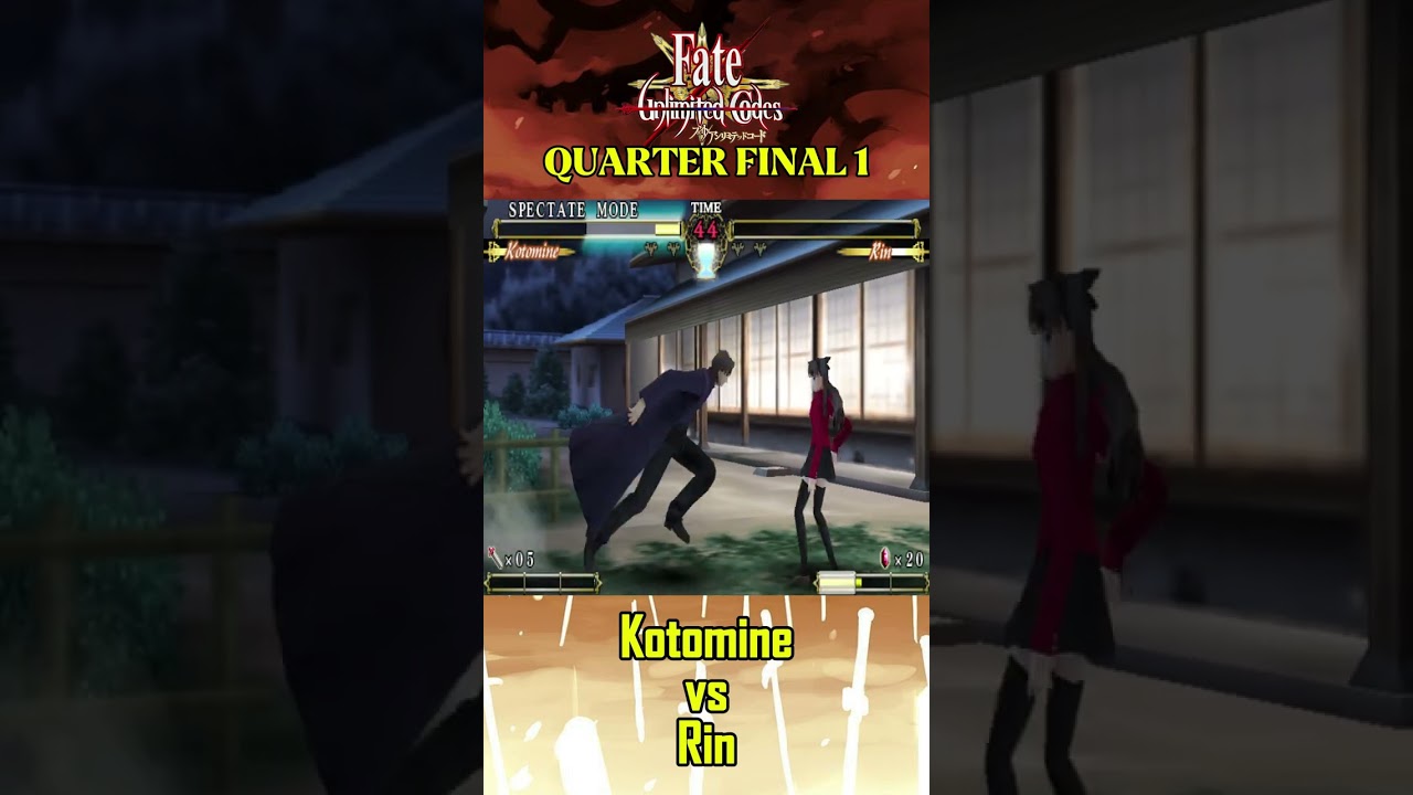 (Q Final 1) Kotomine vs Rin CPU vs CPU