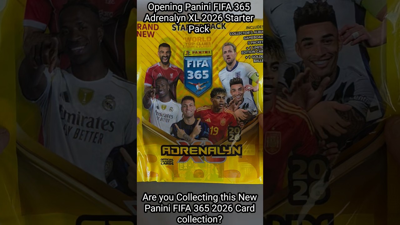 ОТКРЫТИЕ PANINI FIFA 365 ADRENALYN XL 2026 СТАРТОВЫЙ ПАКЕТ 