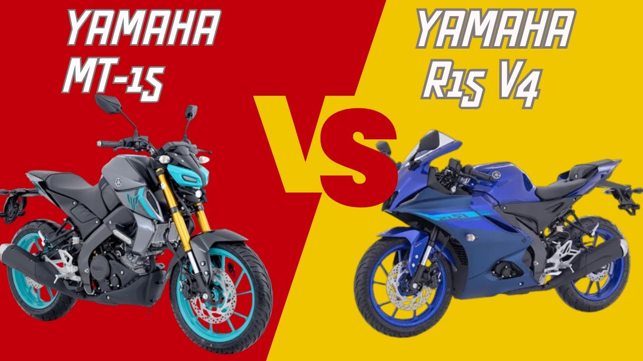 YAMAHA MT15 vs YAMAHA R15 V4 - Cual es mejor?