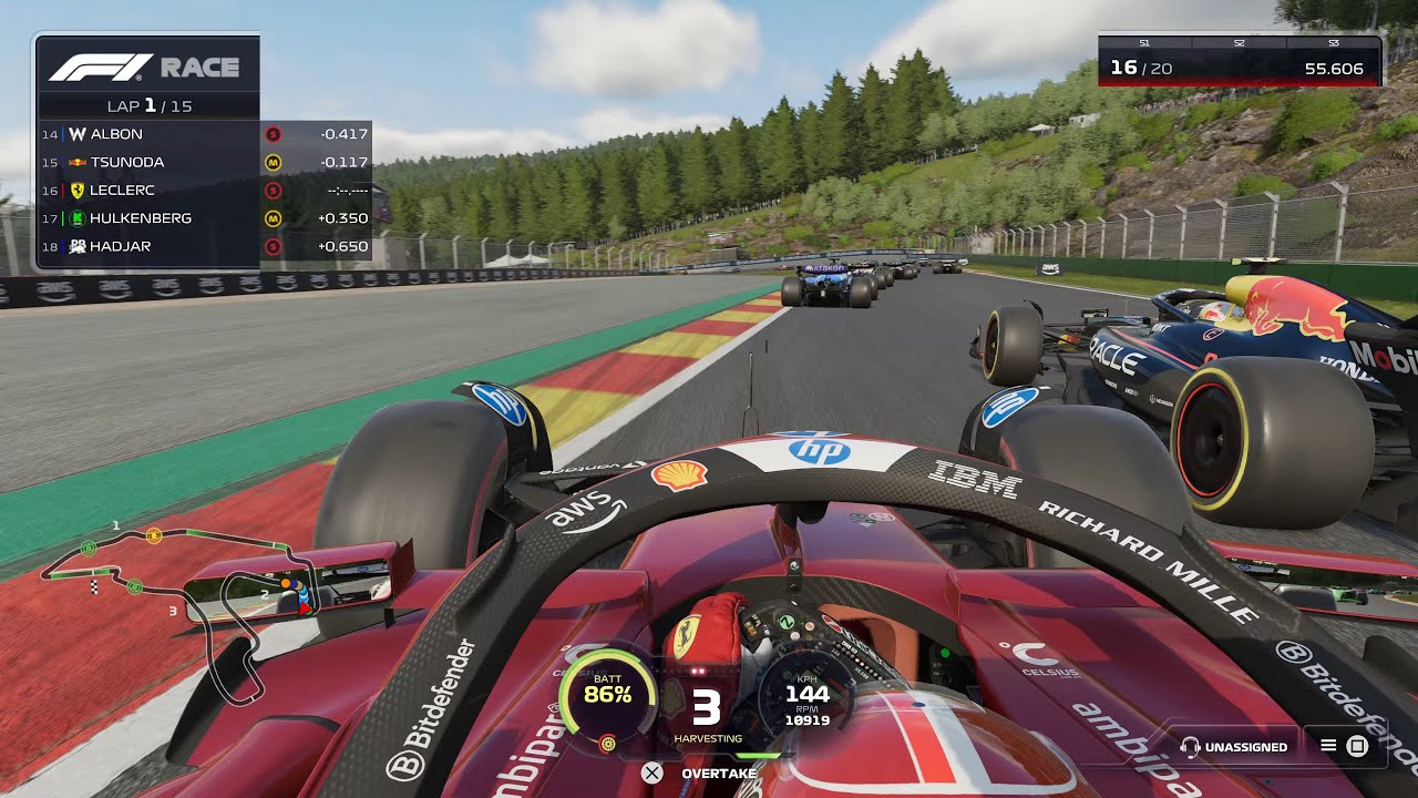 F1 25 | Spa-Francorchamps | Ferrari SF-25 | Leclerc