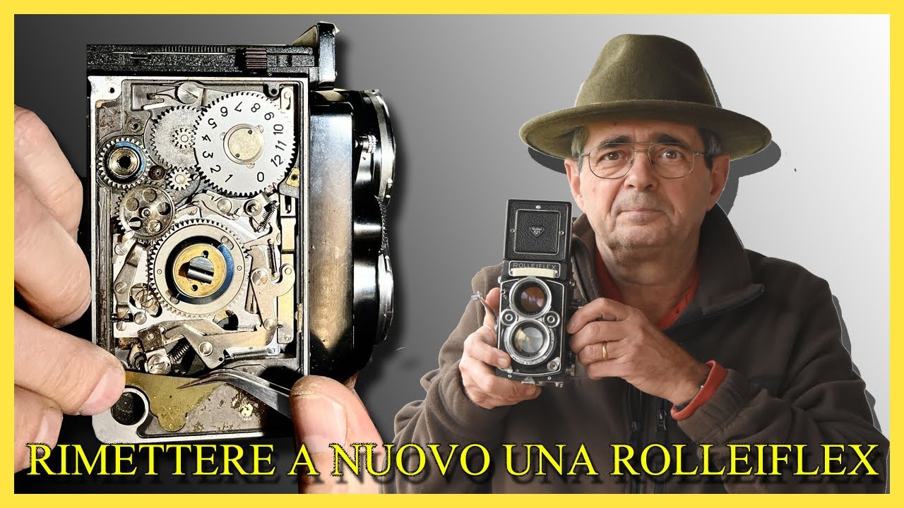 Rimettere a nuovo una Rolleiflex 2.8 F del 1960