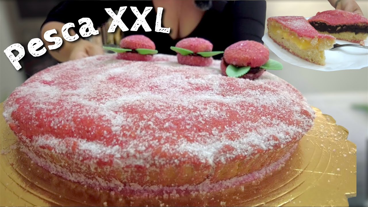 XXL ПЕРСИКОВЫЙ ТАРТ 2 ВКУСА с ЗАВАРНЫМ и ШОКОЛАДНЫМ КРЕМАМИ