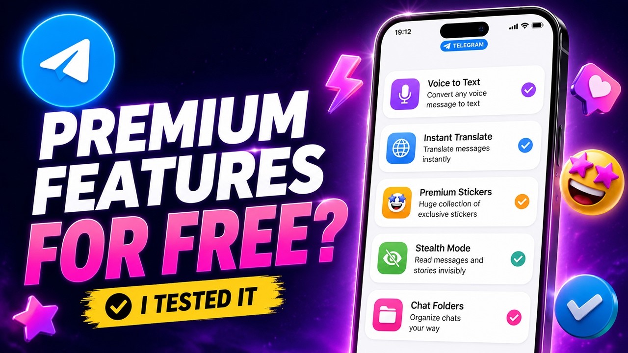 Telegram premium features for free? I tested it! (On iPhone & Android)
