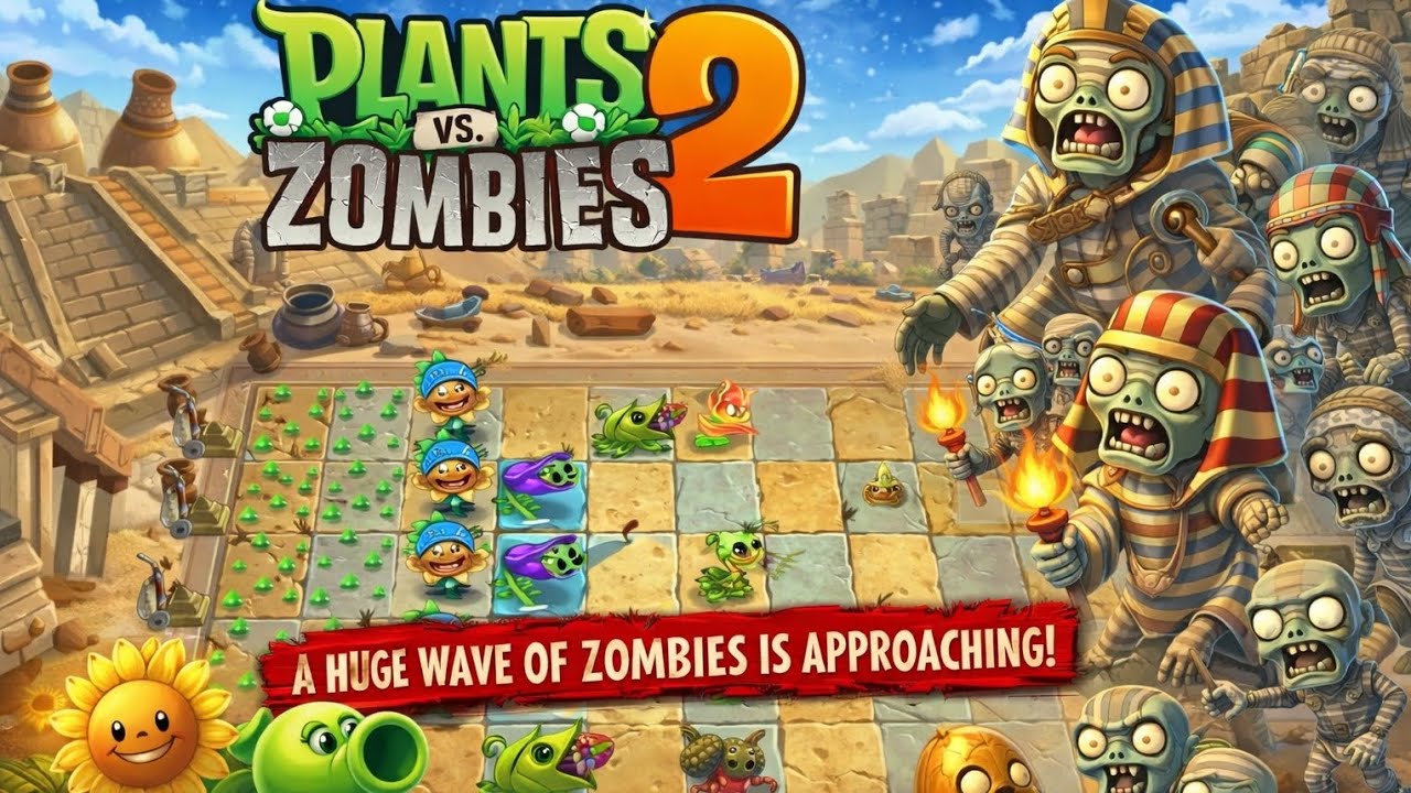 Plants vs Zombies 2 Egypt 