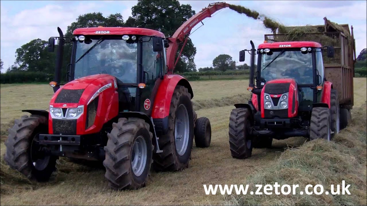 Zetor UK, Forage harvesting with Forterra 135