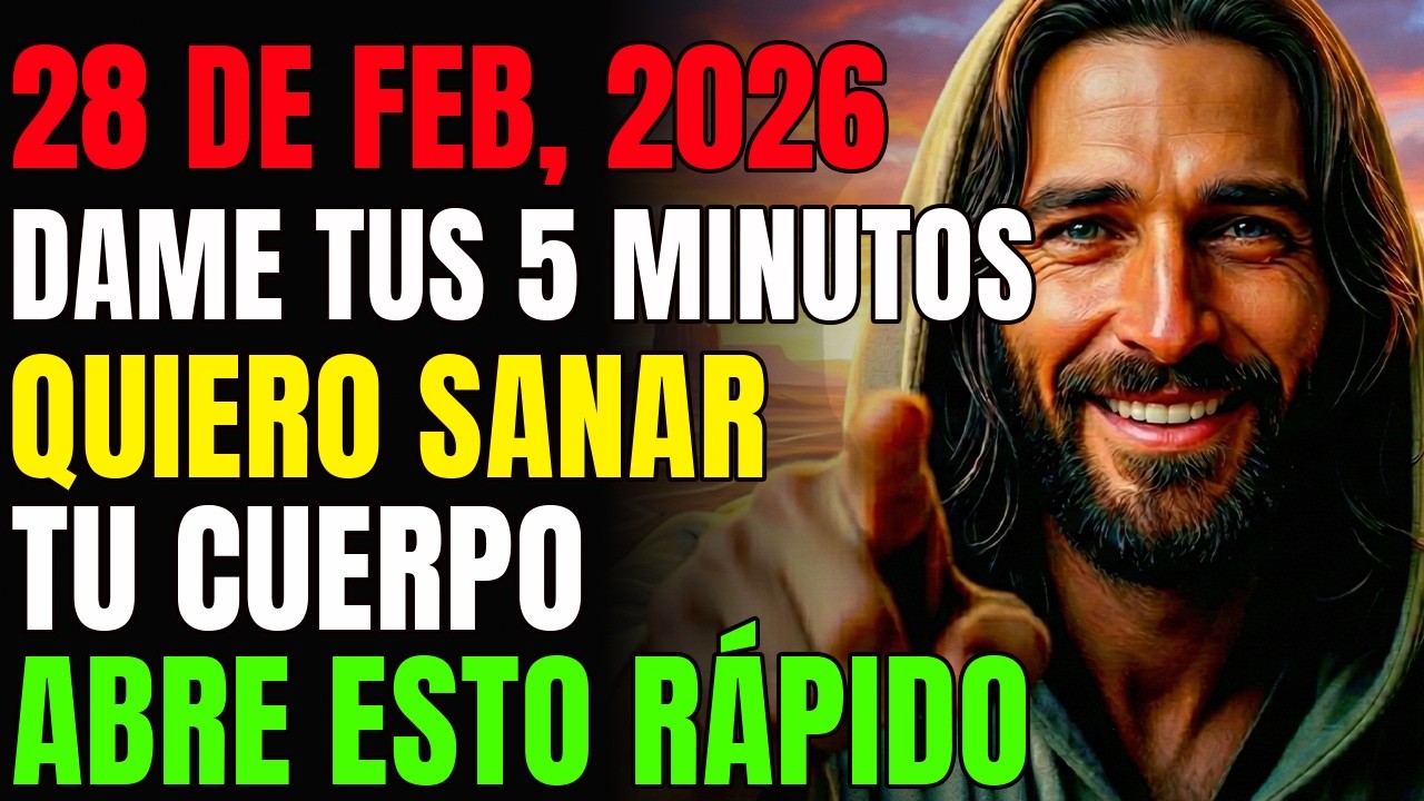DIOS DICE: “QUIERO SANAR TU CUERPO. DAME CINCO MINUTOS—NO TE LO SALTES…”| MENSAJE DE DIOS HOY