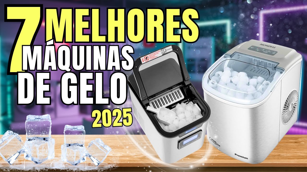 Qual a melhor máquina de gelo HOJE? Melhores máquinas de gelo de 12 a 45Kg, EOS, Gelopar, Mondial