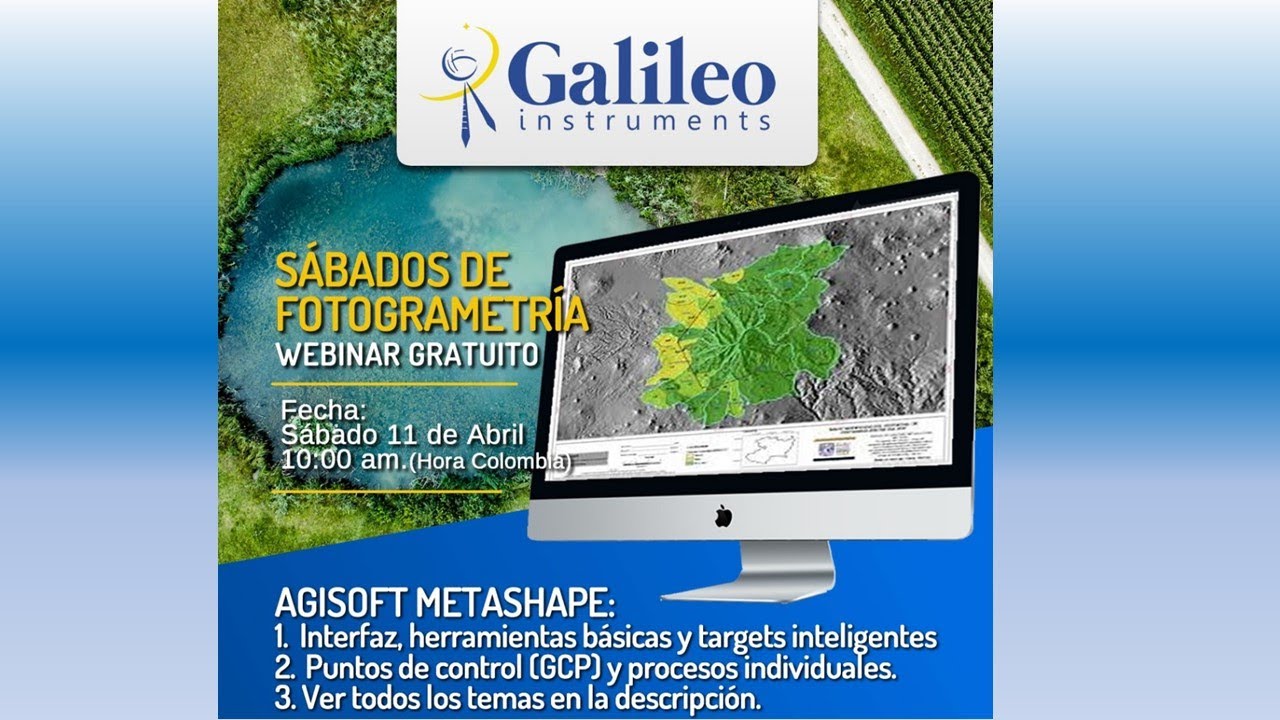 Webinar Agisoft Metashape: Mejores prácticas en la obtención de productos fotogramétricos