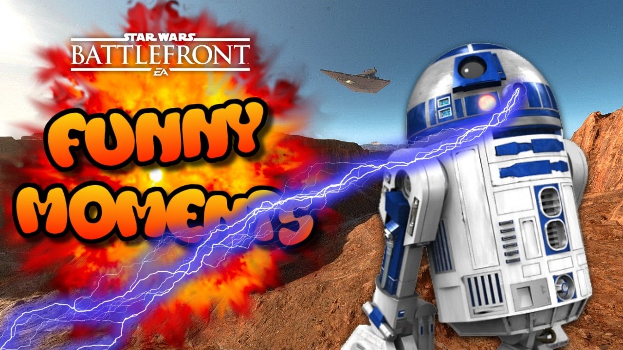 Star Wars Battlefront FUNTAGE (Funny Moments Montage) #16 - R2ReckU