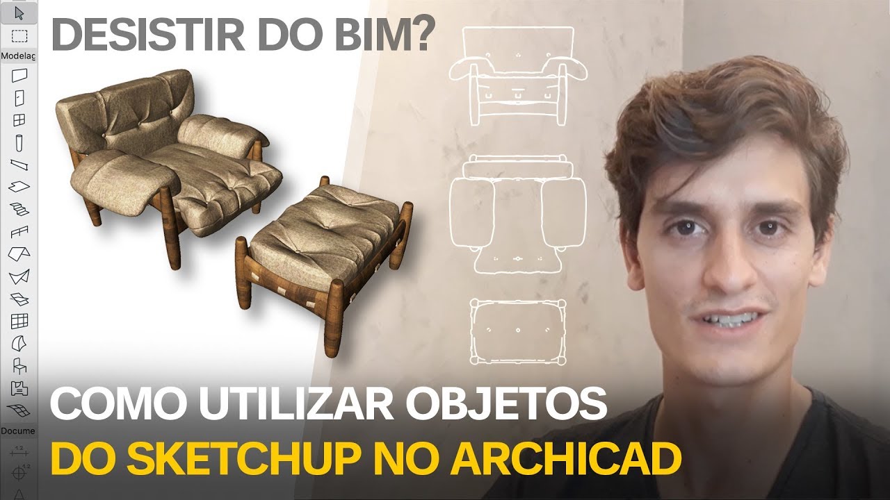 Como utilizar objetos do SketchUp no ARCHICAD - BIM para Interiores