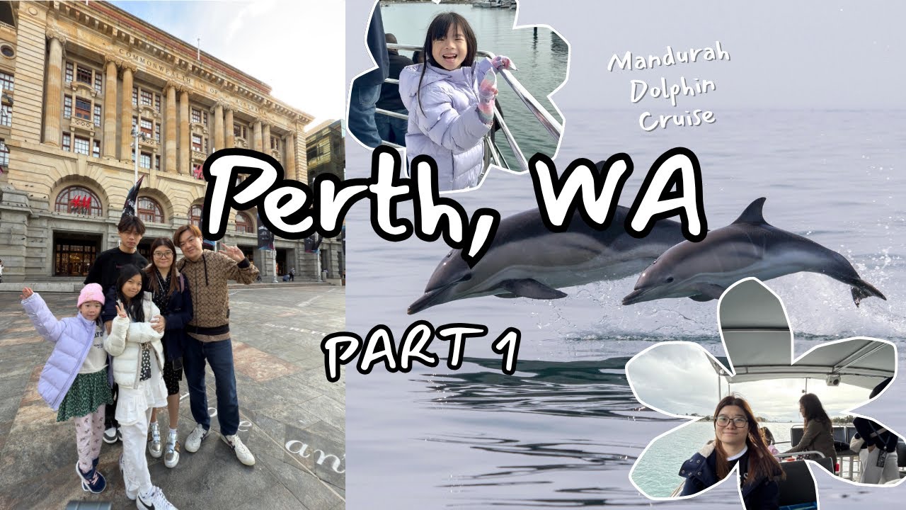 Singapore to Perth Travel Vlog with Kids | Changi Airport T3 + Miffy Photo Spot | Mandurah Cruise