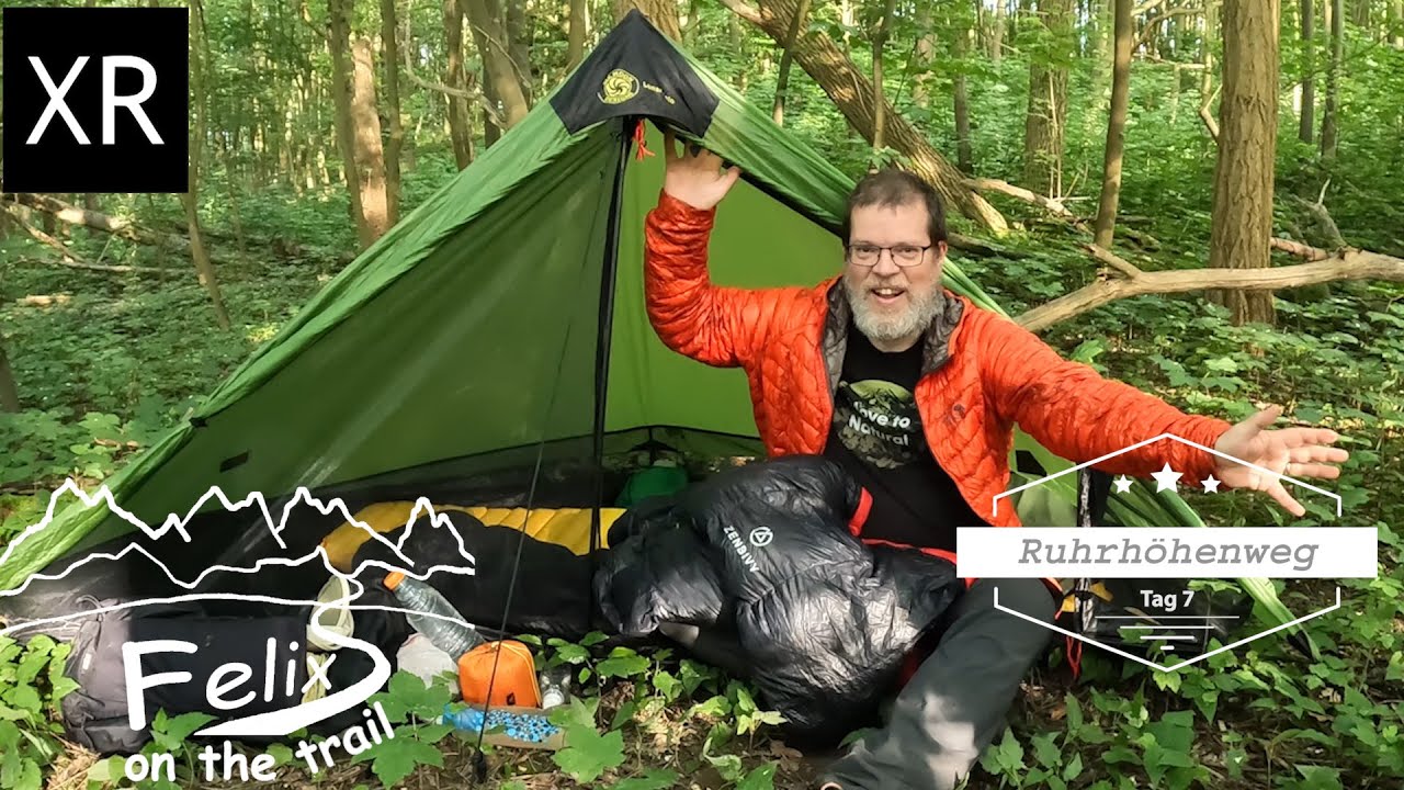 Ruhrhöhenweg Tag7: 24km von Kalthof bis Herdecke mit SMD Lunar Solo + Zenbivy UL -4°