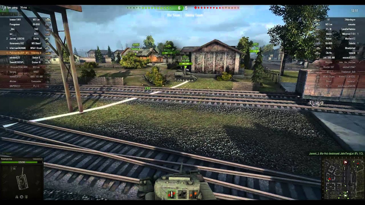 World of Tanks (2011) - Soviet Valentine II 