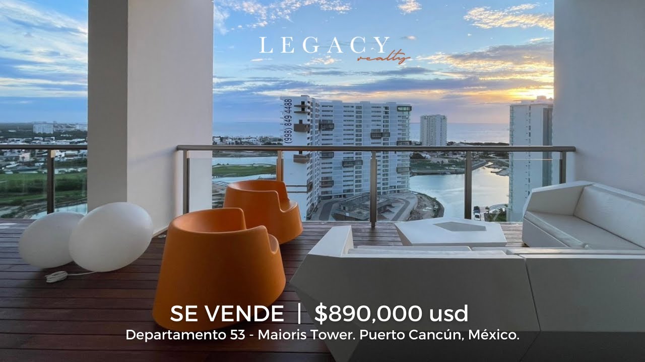 Departamento 53 | Maioris Tower, Puerto Cancún.