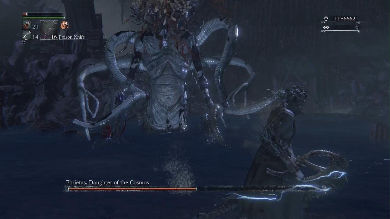 Bloodborne - Ebrietas, Daughter of the Cosmos BL4 NG+2 (This Boss Fight is Ass Cancer)
