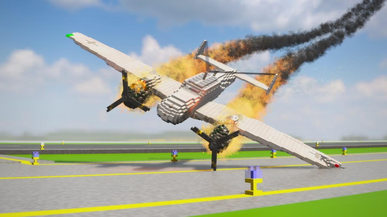 Realistic Airplane Crashes and Shootdowns💥 #9 | Teardown