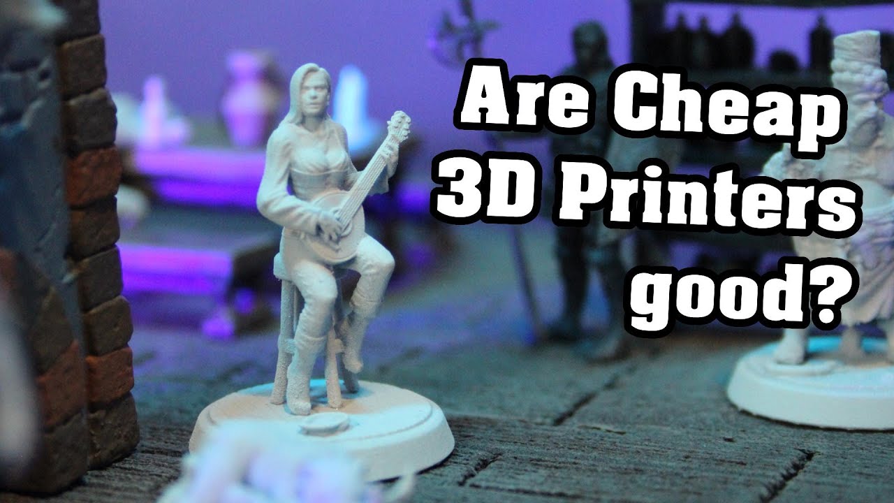 Should You Use a Cheap 3D Printer for D&D, TTRPG and Wargames Terrain or Miniatures?