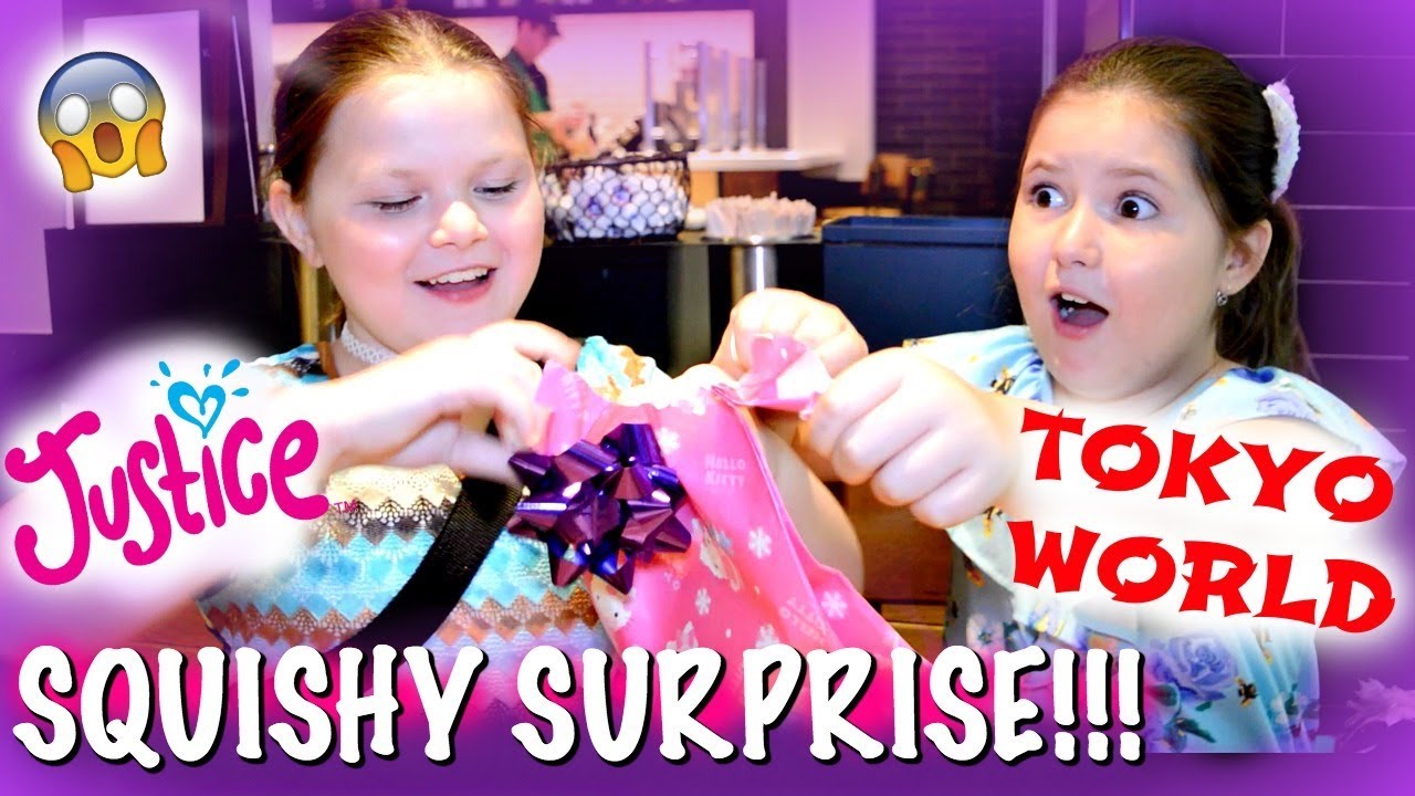 NEW SQUISHIES AND SLIME AT TOKYO WORLD AND JUSTICE! SQUISHY SURPRISE AND MYSTERIOUS BLACK BOX