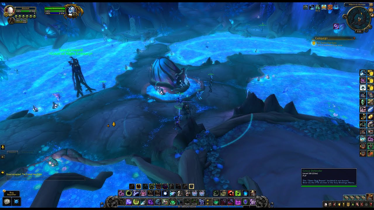 The Forest Has Eyes, WoW Shadowlands Quest