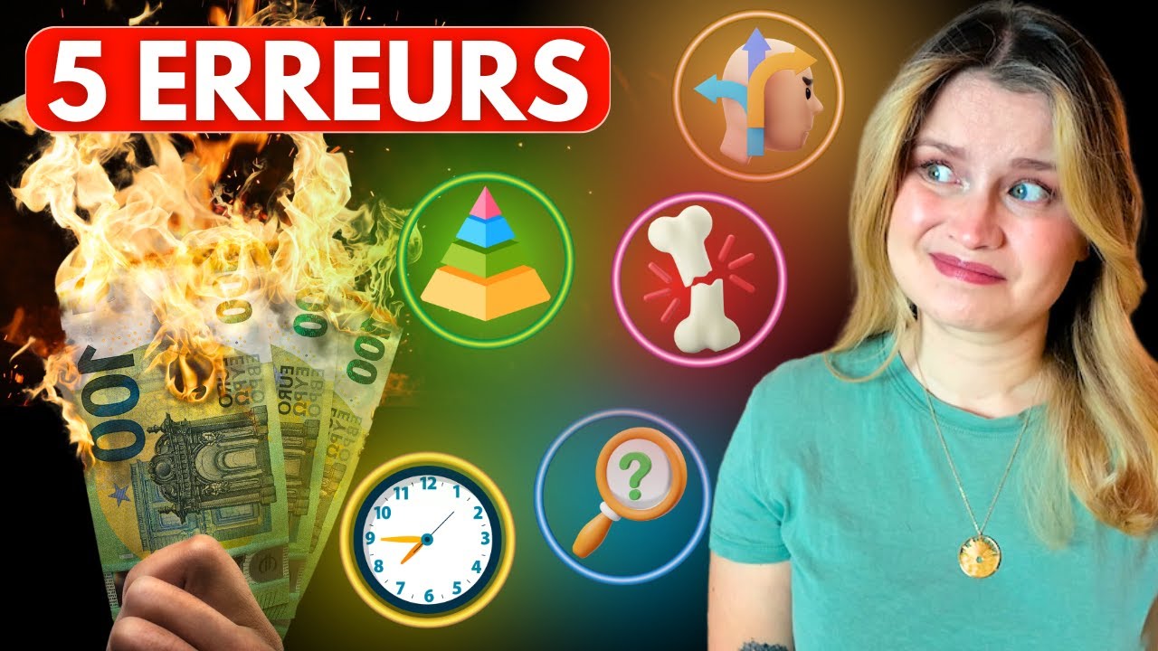 Investissement : 5 erreurs qui te coûtent TRÉS CHER!