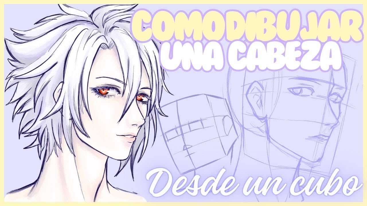 ⚡COMO dibujar una CABEZA desde un CUBO | + Tips