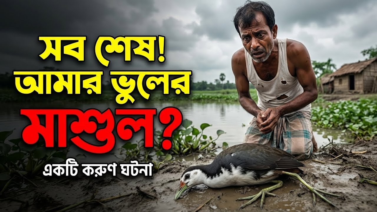 অসহায় ডাহুক পাখির জীবন কাহিনী   |   The Life Story of a Helpless Dhahuk Bird | Bird story 2