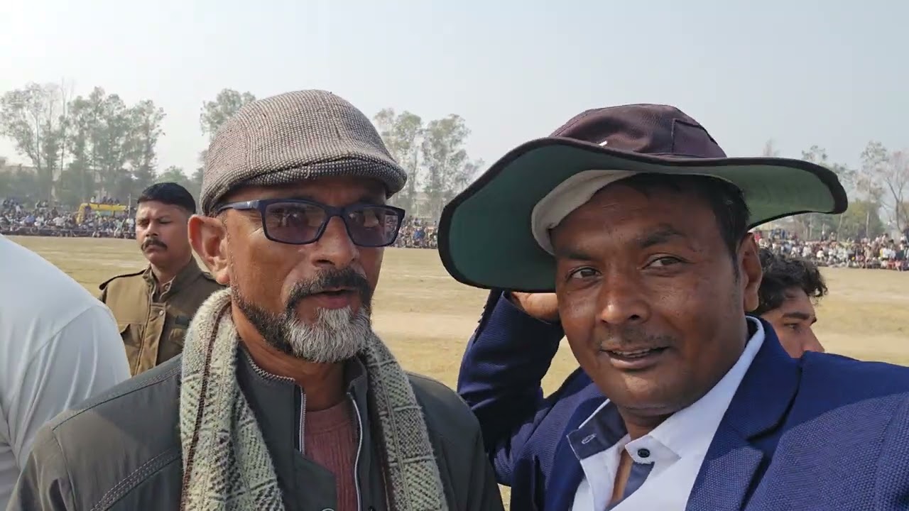 हमीरपुर राठ स्वामी ब्रह्मानंद अंतर्राज्जीय क्रिकेट टूर्नामेंट में दर्शकों का जोश 
