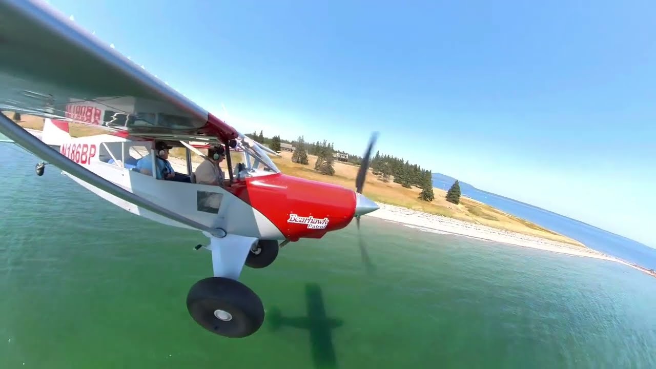 Weekend flying in Maine, airborne in a Bearhawk Patrol