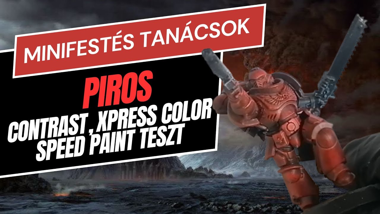 Minifestés tanácsok - Piros festék teszt