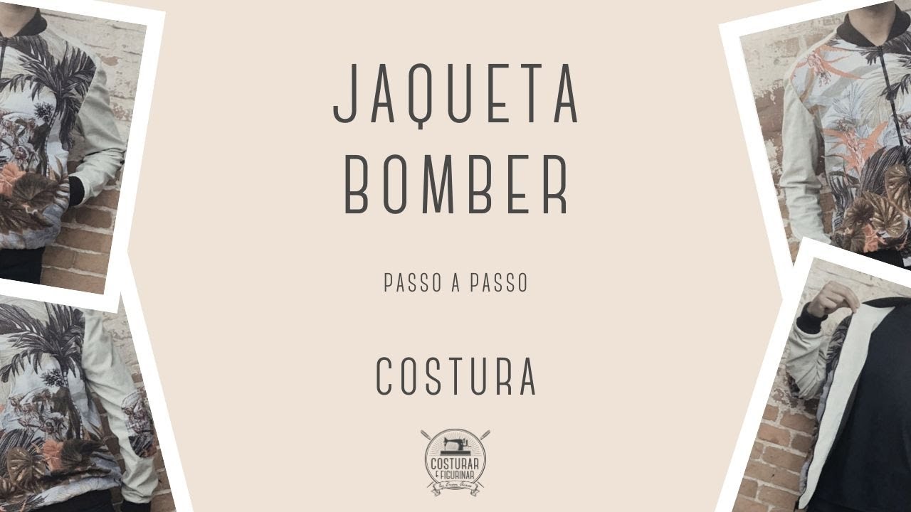 Diy - Costura - Jaqueta Bomber Masculina
