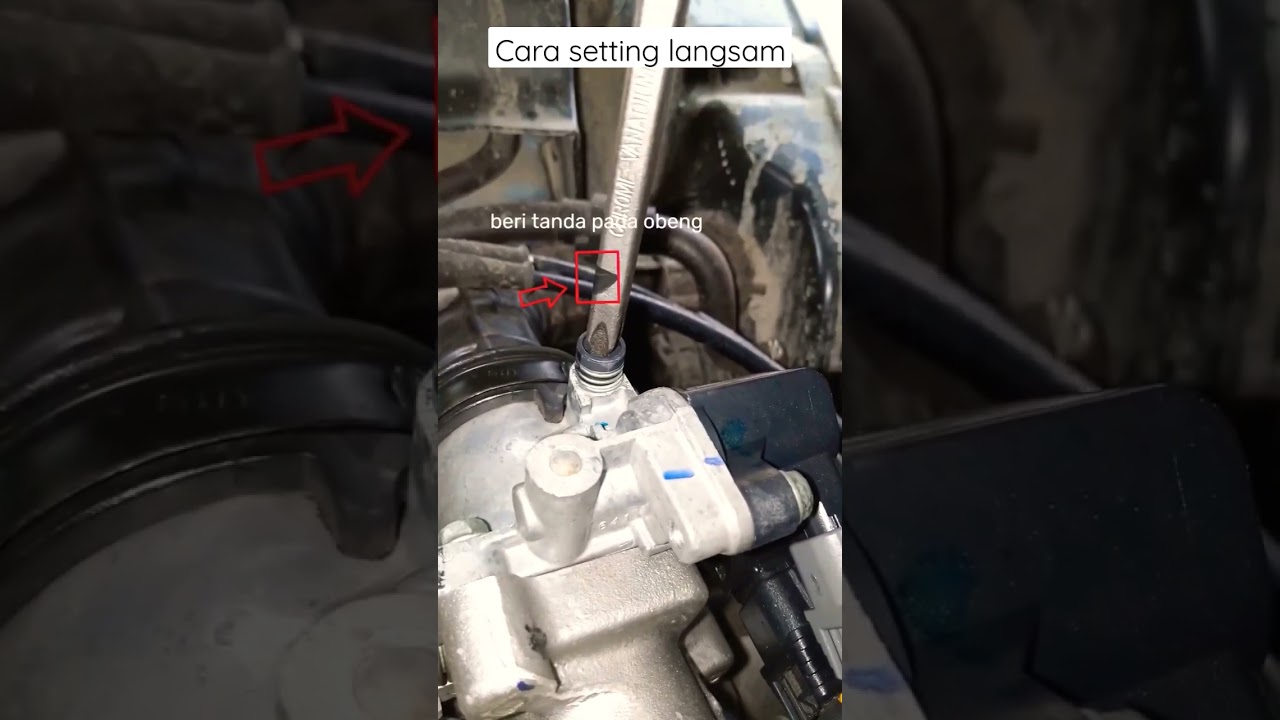 cara setting langsam motor 