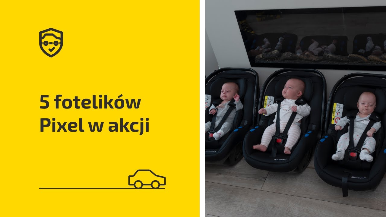 5 fotelików Pixel w akcji. Zobacz, jak w podróży radzą sobie rodzice pięcioraczków. | AVIONAUT