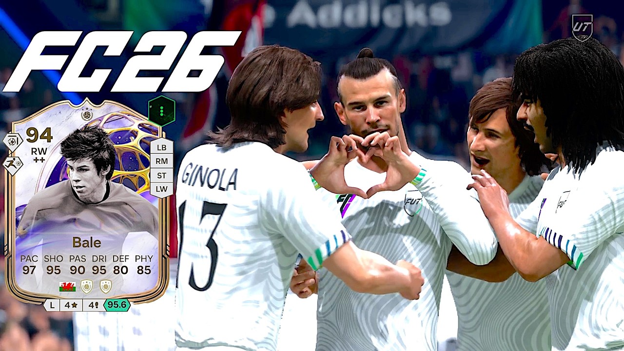 FC 26 FUT DRAFT WITH 94 FUTURE STARS ICON GARETH BALE