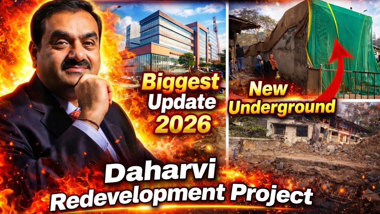 Dharavi Redevelopment Project | 2026 Biggest update by Adani #dharavi #dharaviredevelopment  #news 