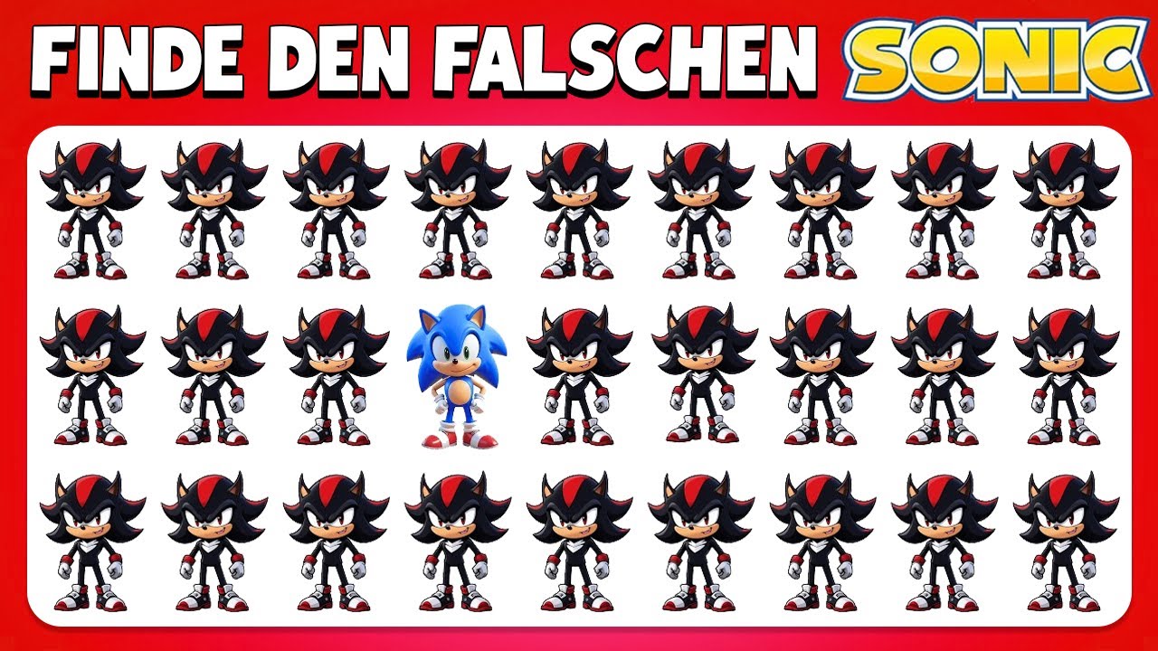 Finde das falsche Emoji – Sonic the Hedgehog Edition 🔥🦔💙 | 30 Level