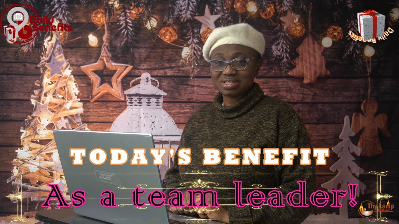 As a team leader...! - DB s0300123