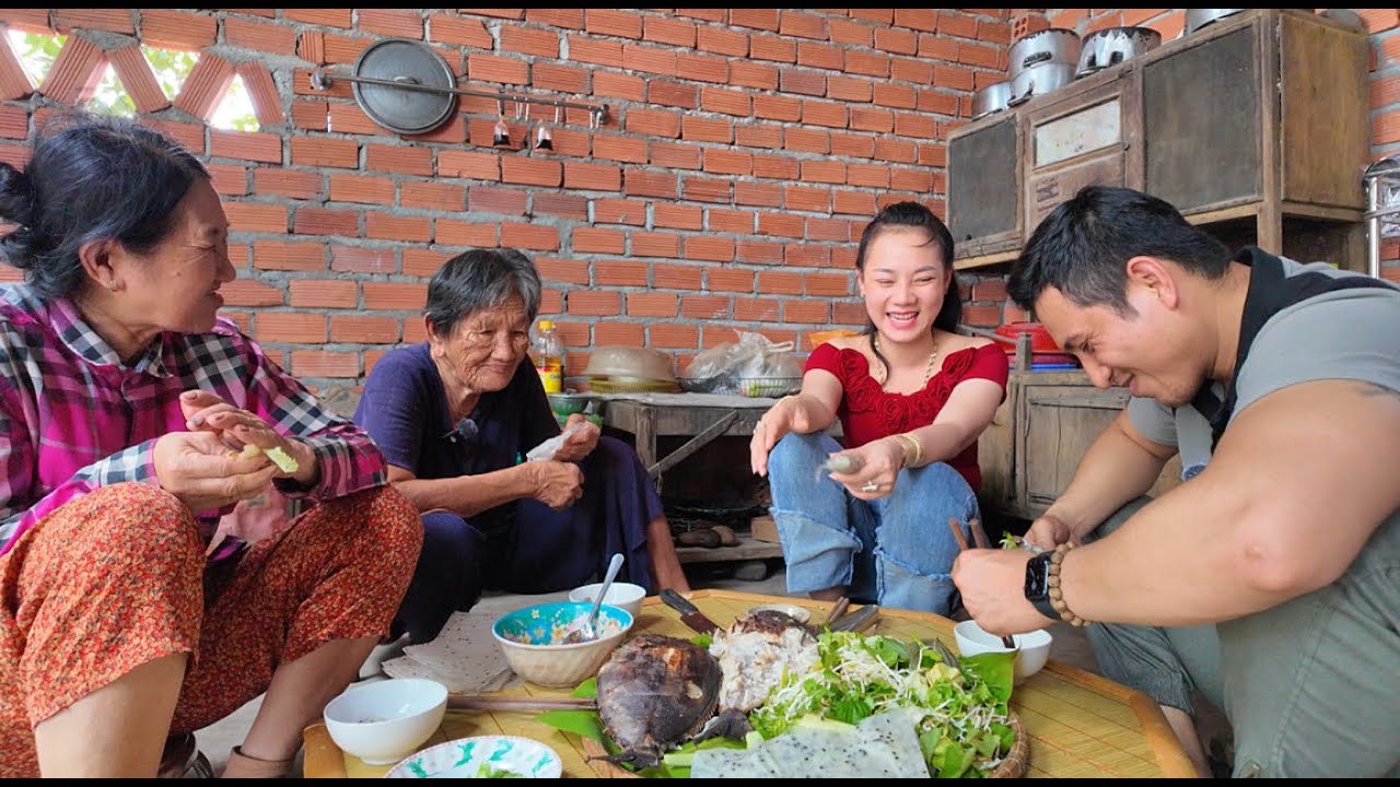 Cùng Em Nguyên Đi Chợ Nướng Cá Chấm Mắm Đồng Của Ngoại