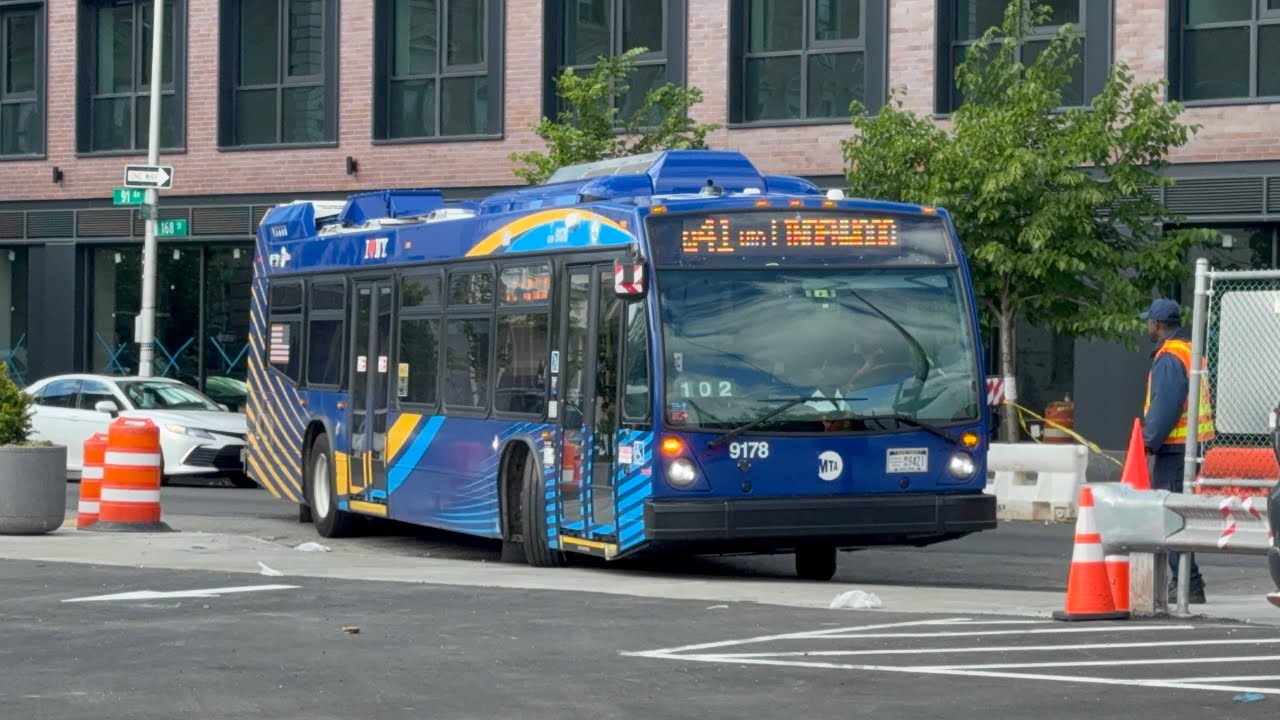 MTA/NICE: First Day of the Jamaica 168th Street Interim Bus Terminal in Operation!