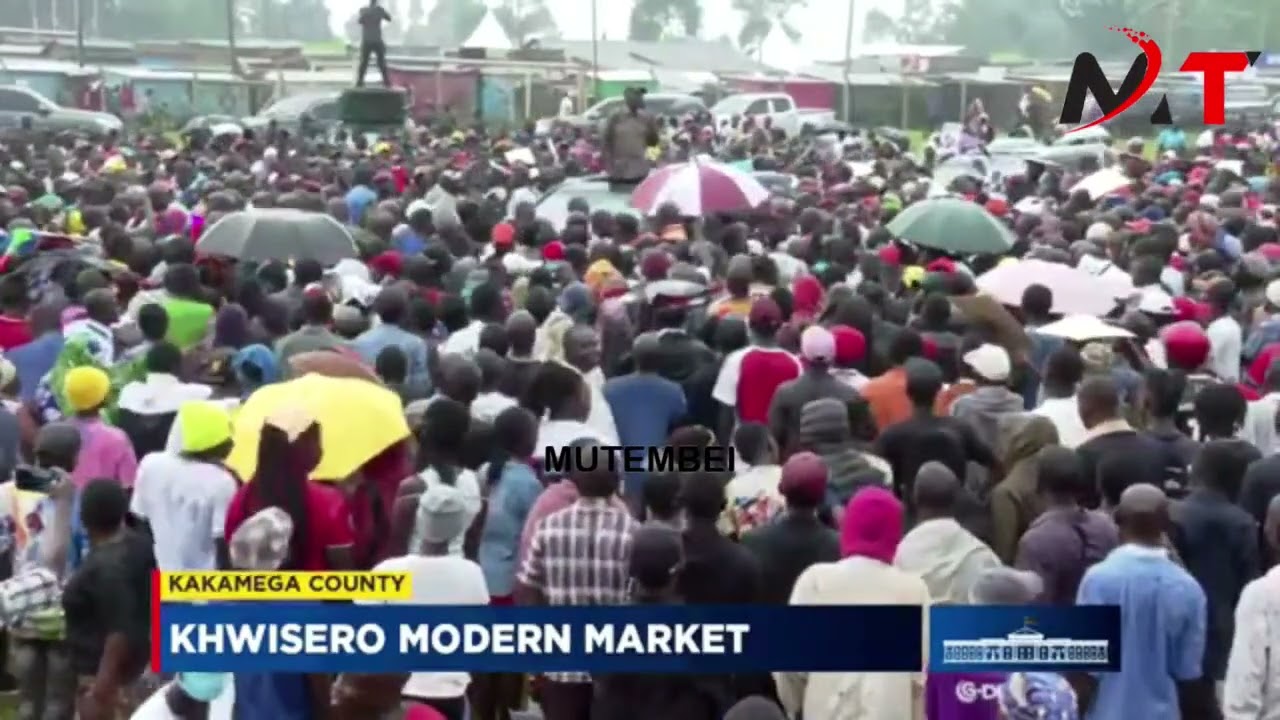 PRES RUTO WINS  BIG IN KAKAMEGA AS HE CAMPAIGNs IN HEAVY RAIN!!