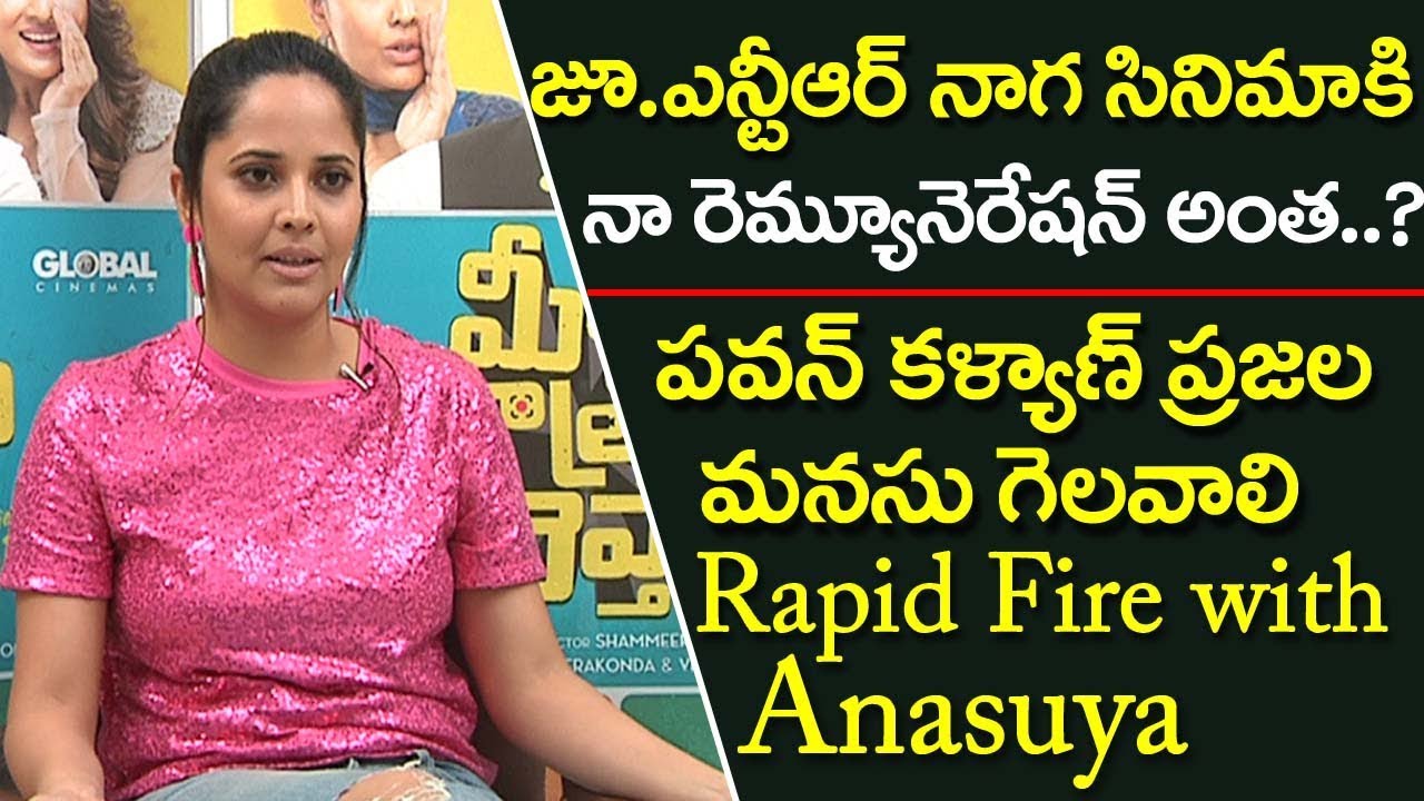 Anasuya Great Words About Jr Ntr And Pawan Kalyan In Rapid Fire |Anasuya Interview|Common Man News